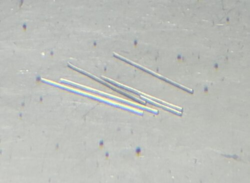 View of Californium under a microscope